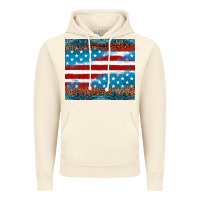 Vintage Artic Leopard glitter American flag tumbler Vintage Hoodie - Neo Western