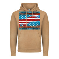 Vintage Camel Leopard glitter American flag tumbler Vintage Hoodie - Neo Western