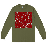 Army Green glitter 4th of july seamless pattern Long Sleeve Tee - BundleAndBundleShop