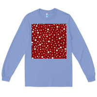 Colony Blue glitter 4th of july seamless pattern Long Sleeve Tee - BundleAndBundleShop