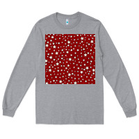 Heather Grey glitter 4th of july seamless pattern Long Sleeve Tee - BundleAndBundleShop