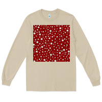Mushroom glitter 4th of july seamless pattern Long Sleeve Tee - BundleAndBundleShop