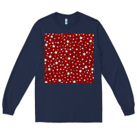 Navy glitter 4th of july seamless pattern Long Sleeve Tee - BundleAndBundleShop