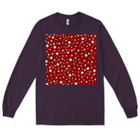 Plum glitter 4th of july seamless pattern Long Sleeve Tee - BundleAndBundleShop