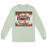 Matcha santa's favorite teacher Long Sleeve Tee - AdoDesignShop