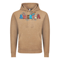 Vintage Coffee Lightning bolt with America Vintage Hoodie - Neo Western