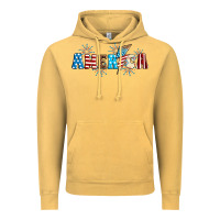 Lightning Bolt With America Vintage Hoodie | Teevron