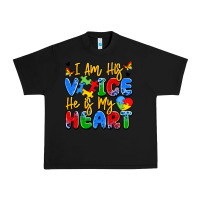 I Am His Voice He Is My Heart Urban Heavy Tee | Teevron