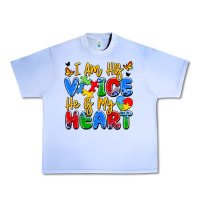 Grape Ice i am his voice he is my heart Urban Heavy Tee - JahusDesignShop