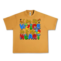 Peanut Butter i am his voice he is my heart Urban Heavy Tee - JahusDesignShop