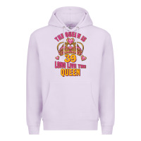 Lilac the queen is 39 long live the queen Premium Hoodie - Jasminsmagicworld