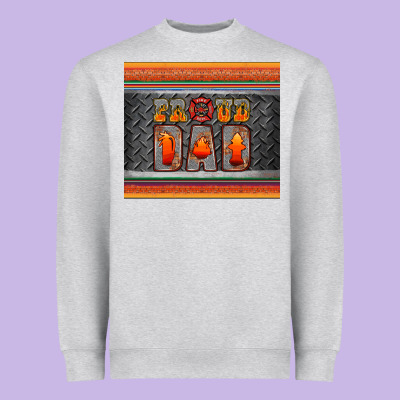 Proud Dadtumbler Heavyweight Sweatshirt Designed By Hra Design Shop