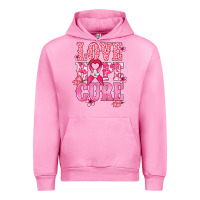 Fuchsia Pink Love Hope Cure Cancer Awareness Urban Hoodie - HowdyJamesFarm