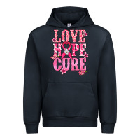 Navy Love Hope Cure Cancer Awareness Urban Hoodie - HowdyJamesFarm
