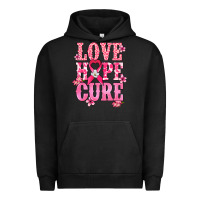Pigment Black Love Hope Cure Cancer Awareness Urban Hoodie - HowdyJamesFarm