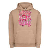 Pigment Burro Love Hope Cure Cancer Awareness Urban Hoodie - HowdyJamesFarm