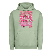 Pigment Oil Green Love Hope Cure Cancer Awareness Urban Hoodie - HowdyJamesFarm