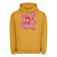 Pigment Peanut Butter Love Hope Cure Cancer Awareness Urban Hoodie - HowdyJamesFarm