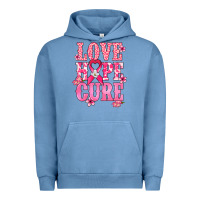 Pigment Pebble Blue Love Hope Cure Cancer Awareness Urban Hoodie - HowdyJamesFarm