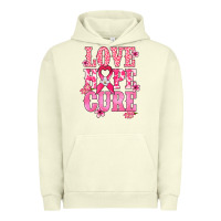 Pigment Pistachio Love Hope Cure Cancer Awareness Urban Hoodie - HowdyJamesFarm