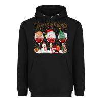 Black tipsy and bright christmas Heavyweight Hoodie - MaliasSmallBusiness