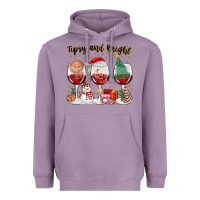 Lavender tipsy and bright christmas Heavyweight Hoodie - MaliasSmallBusiness