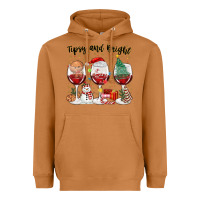 Meerkat tipsy and bright christmas Heavyweight Hoodie - MaliasSmallBusiness
