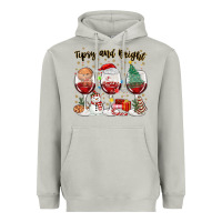 Moon Dust tipsy and bright christmas Heavyweight Hoodie - MaliasSmallBusiness