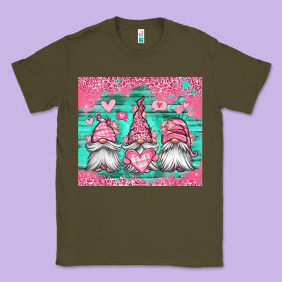 Valentines Day Gnomes Classic Tee Designed By Jasminsmagicworld