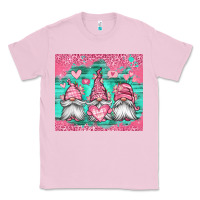 Bubblegum Pink valentines day gnomes Classic Tee - Jasminsmagicworld