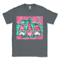 Charcoal Heather valentines day gnomes Classic Tee - Jasminsmagicworld