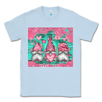 Dusty Blue valentines day gnomes Classic Tee - Jasminsmagicworld