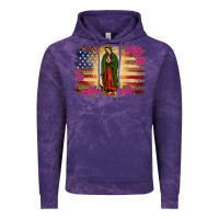 Cloud Purple america our lady of guadalupe Vintage Hoodie - JahusDesignShop