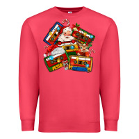 Cardinal christmas cassette tapes Premium Sweatshirt - MaliasSmallBusiness