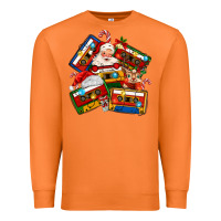 Carrot christmas cassette tapes Premium Sweatshirt - MaliasSmallBusiness
