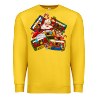 Lemon christmas cassette tapes Premium Sweatshirt - MaliasSmallBusiness