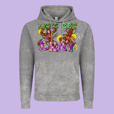 Let's Get Cray Vintage Hoodie Designed By Fadigitalartstudio