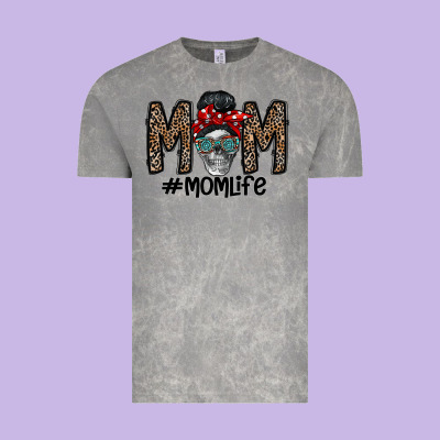 Mom Life Vintage Tee Designed By Cowhidedigitalart