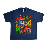 Navy cinco de mayo Urban Heavy Tee - AdoDesignShop