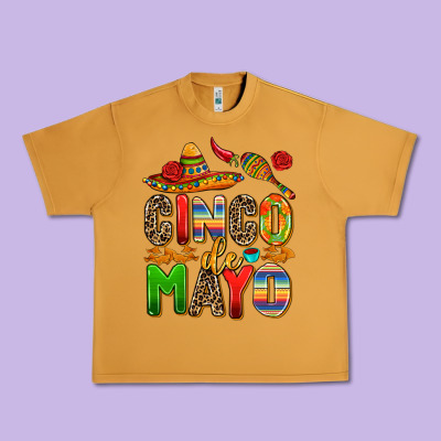 Cinco De Mayo Urban Heavy Tee Designed By Adodesignshop