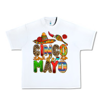 White cinco de mayo Urban Heavy Tee - AdoDesignShop