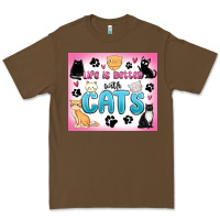 Cacao life is better with cats Premium Tee - MaliasSmallBusiness