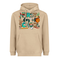 Mushroom first day of school Heavyweight Hoodie - NancyCooperArtShop