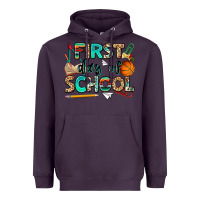 Plum first day of school Heavyweight Hoodie - NancyCooperArtShop