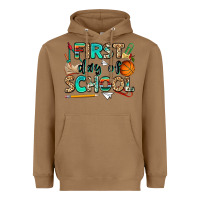 Toasted Coconut first day of school Heavyweight Hoodie - NancyCooperArtShop