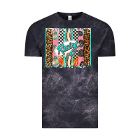 Cloud Black racing brushstroke Vintage Tee - AdoDesignShop