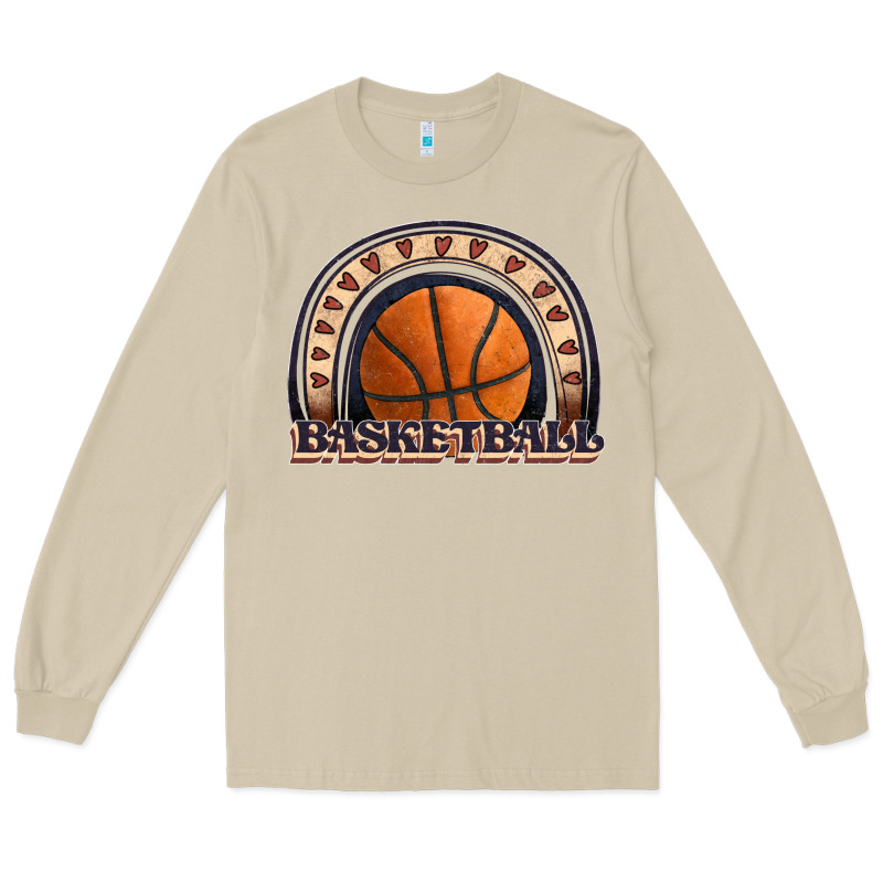 Basketball Rainbow Long Sleeve Tee by JahusDesignShop | Teevron