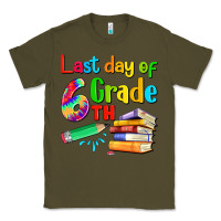 Army Green last day of sixth grade Classic Tee - Artiststas