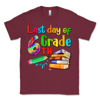 Burgundy last day of sixth grade Classic Tee - Artiststas