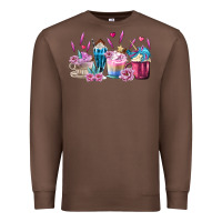 Chestnut Unicorn Coffee Cups Premium Sweatshirt - MaliasSmallBusiness